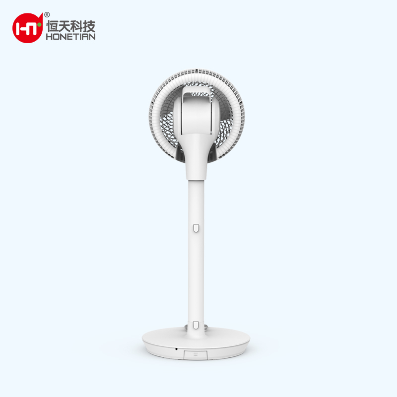 HONETIAN LED display 14 speeds 4 modes 8 timer remote control 9 inches DC circulator custom colors indoor plastics stand fan