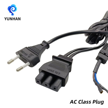 Kabel Daya Dua Pin Bulat Eropa