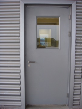 color plate swing door for airtight room