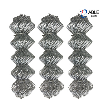 Hot Dipped Galvanized Diamond Chain Link Fence