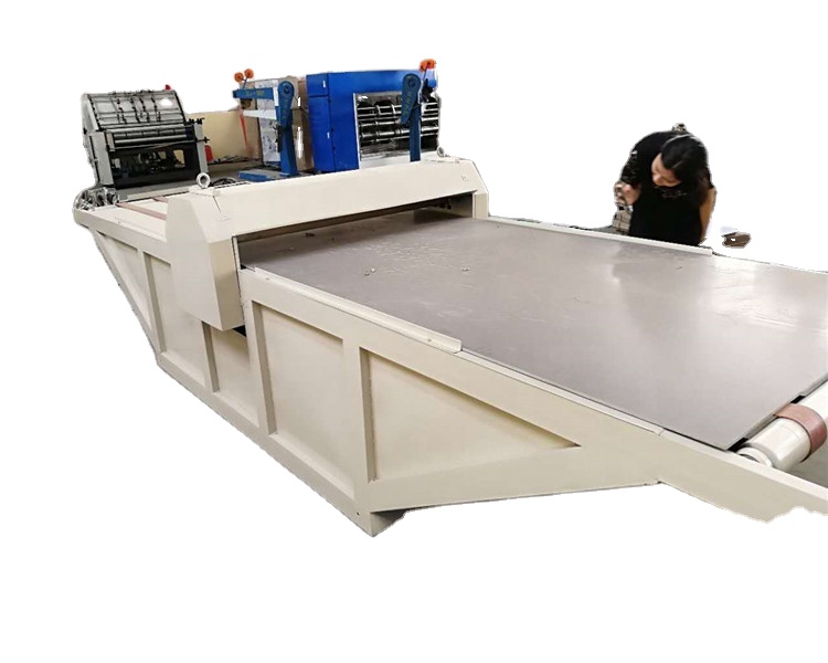 Manual flatbed die cut paper machine