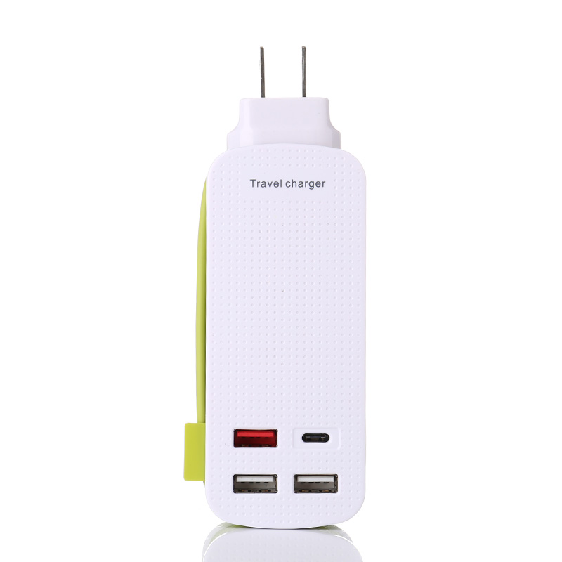 Chargeur de voyage US EU UK Type C QC3.0