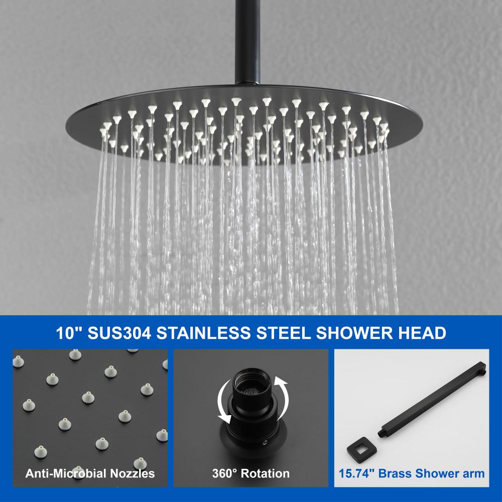 Ceiling shower system 88053b 10 8