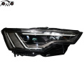 Farol LED para Audi A6 A6L C8 2019-2024