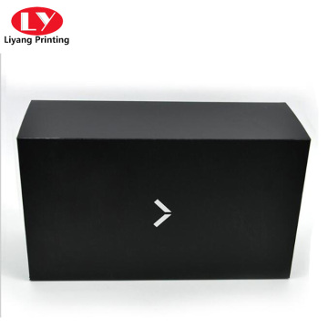 Matte Black Custom Magnetic Cardboard Foldable Box