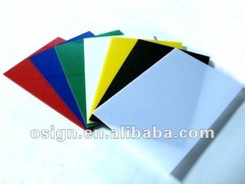 cheap clear acrylic board for advertising