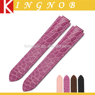 14mm 16mm 18mm 20mm 22mm Genuine Alligator Leather Watch Band for Ca-tier Ballon Blue Watch Strap
