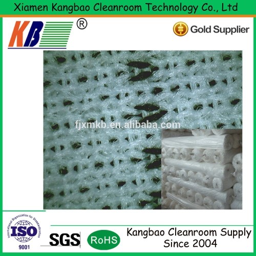 Antistatic fabric polyester cloth for cleanroom wiper factory material 140gsm