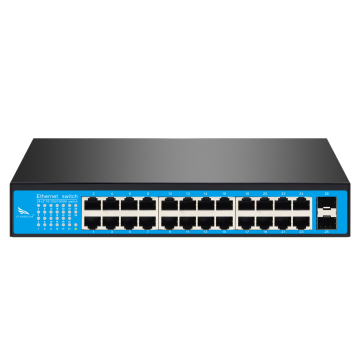 CF FIBERLINK 26 Port PoE Switch with 2 SFP 2G Uplinks for CCTV IP Cameras