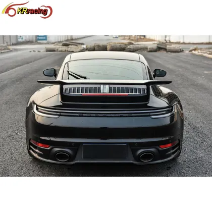 Half Dry Carbon Fiber Rear Spoiler Wing for Porsche 992 Carrera/Carrera S 2019-2020