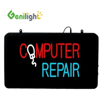 Genilight 22x13 بوصة أكريليك LED علامة النيون - إصلاح الكمبيوتر