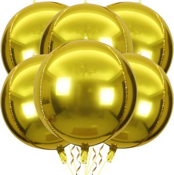 Goldener 4D -Aluminiumfolie Ballon