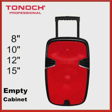 EN15AU---15 inch Active Speaker Sound Box/ Big Plastic Speaker with Color Grill and Big Handle