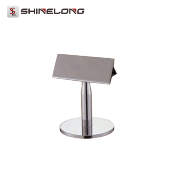 T228 H85mm Stainless Steel T Shape Menu Holder