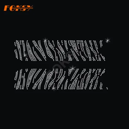 Crystal Rhinestone Hot Fix Cheer Bow Rhinestone Designs