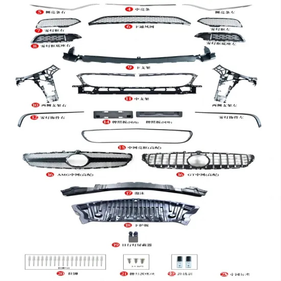 Upgraded AMG Accessories for Mercedes-Benz CLS Class W218 CLS63 Surround 2012-2018