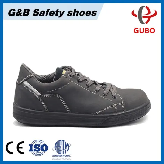 working Nubuck Leather shock absorption GB21148-2007 firefighter safety shoes