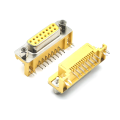 Conector D-Sub Dip Gegue D de Glue Amarillo de 90 grados