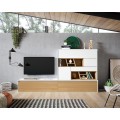 Gabinete de TV para sala de estar de ponta de ponta