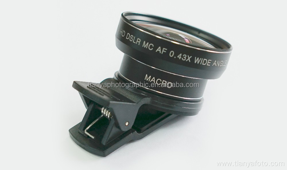 mobile phone lens with lens clip