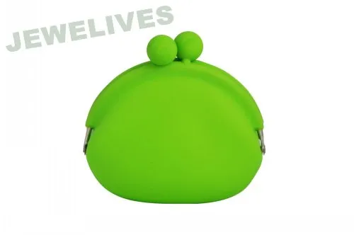 Direct Manufactures Offer Silicone Coin Bag In Candy Color In Green 