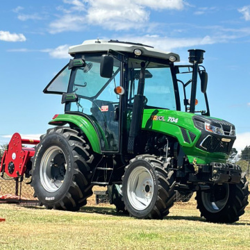 Compact 4x4 Farm Tractor with Cabin: 40hp-70hp 4WD Mini Garden Tractor