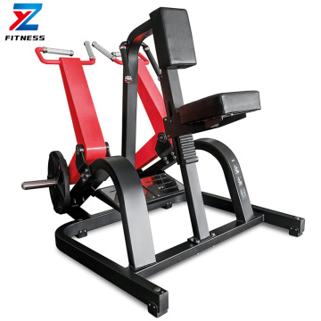 OEM Factory Black Lateral Raise Gym Machines Incline Rowing Plate Loaded Seated