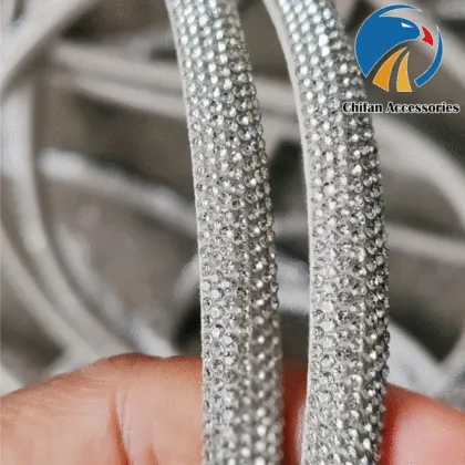 Sparkling Rhinestone Clothing Accents