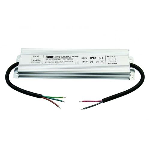 Fuente de alimentación de conmutación de 200W 24V IP67 Controlador de voltaje constante