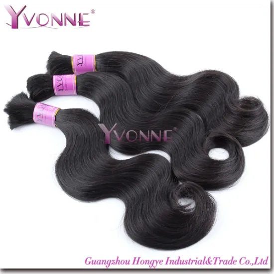Unproccessed Peruvian Human Hair Bulk Remy Hair