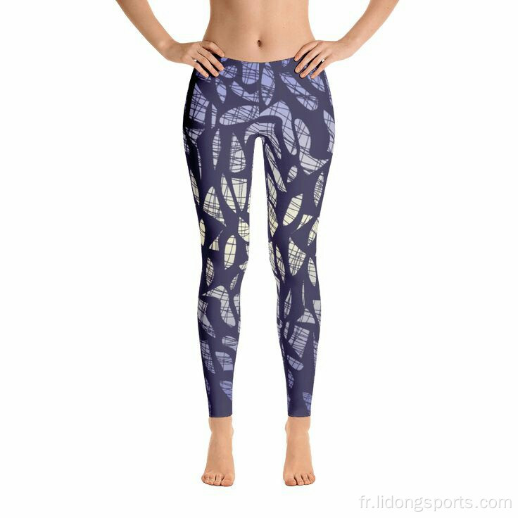 Leggings de gymnase d&#39;entraînement à taille haute