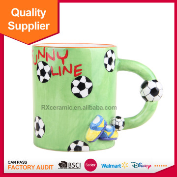 Hand painted creative gift souvenir sport water ceramic mug
