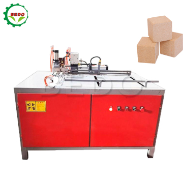 Automatic Wood Pallet Block Cutting and Extrusion Machine with Glue Mixer