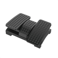 Split type bump ergonomic new design adjustable plastic footrest