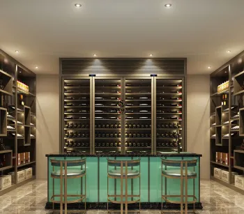 European Standard Constant Temperature Cool Wine Racks for Bar Countertop