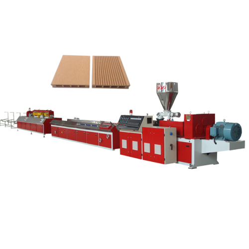 အပြင်ဘက် Polyethylene Composite ကြမ်းခင်းထုတ်လုပ်မှုလိုင်း