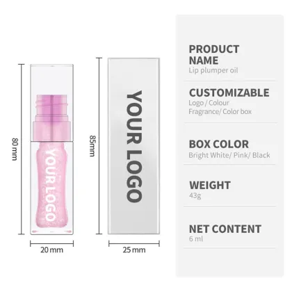 Wholesale Big Brush Vegan Plumping Lip Oil