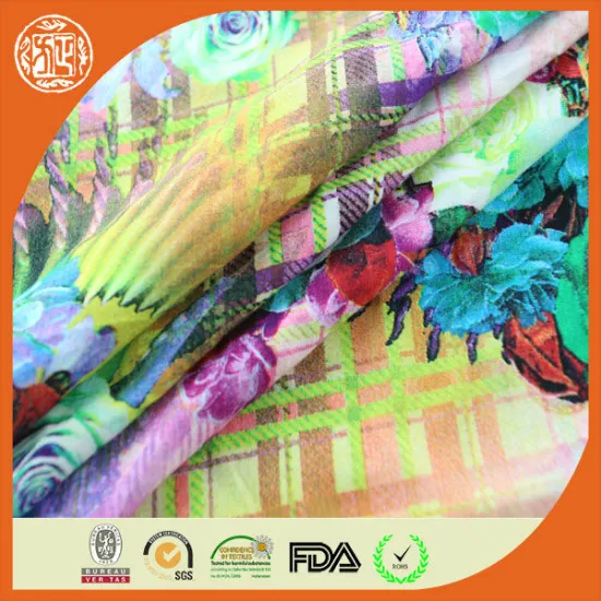 Top grade Semi digital printed rayon