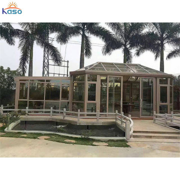 Polycarbonate Aluminium Sunroom Glass House Winter Garden