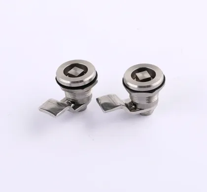 Triangle lock core small impact tubular cam lock