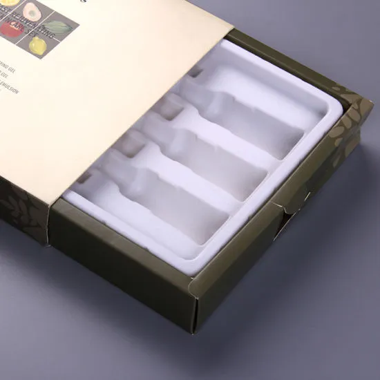 Luxury Cosmetic Gift Packaging Box with White Insert