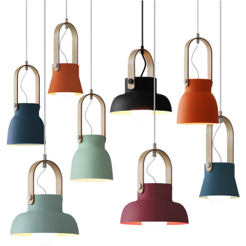 Nordic Macaron Teapot Creative Bar Restaurant Chandelier