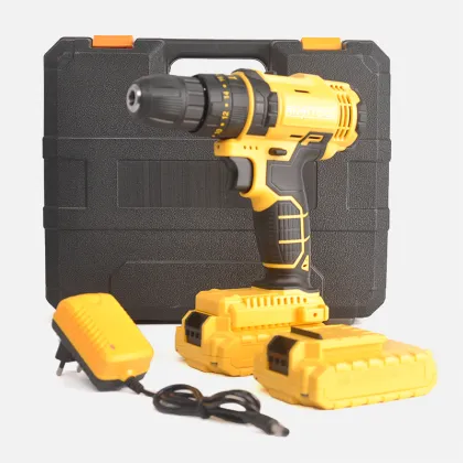 Wholesale Customized Professional 12V Li-ion Portable Cordless Impact Drill Dual Action Power Tools With Two Batteries