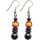 Hematite Earring With 925 Peru Silver Hook