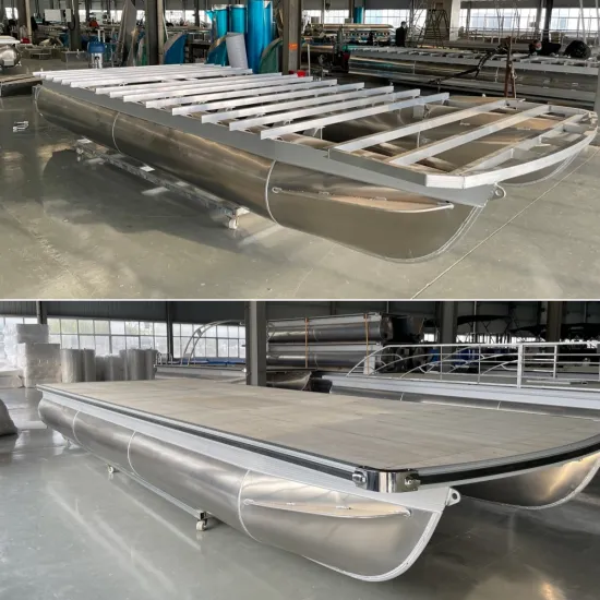 Aluminum Boat Frame Floats: 15ft to 42ft Pontoon Logs and Tubes For Sale