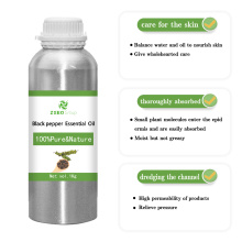 100%puro Natural de alta calidad Pepper negro Aceite esencial al por mayor Aceite esencial de alta calidad Uso de aceite para condimentos/arometherpy