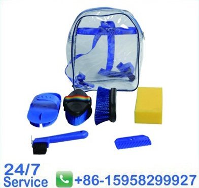6 piezas Grooming Kit mochila caballo equipo de preparación para la limpieza - Bn5042