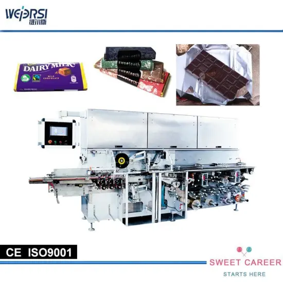 Square Chocolate Fold Packaging Machine