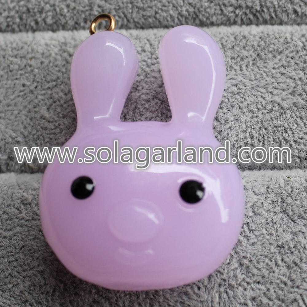 Acrylic Rabbit Beads