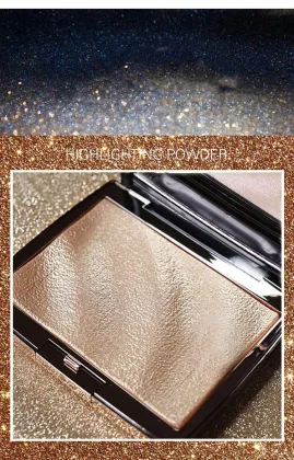 High-Quality Highlight Makeup: Brightening Shadow Powder for Face Beauty